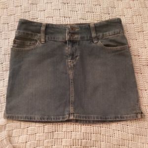 Womens blue denim short skirt  Bluenotes